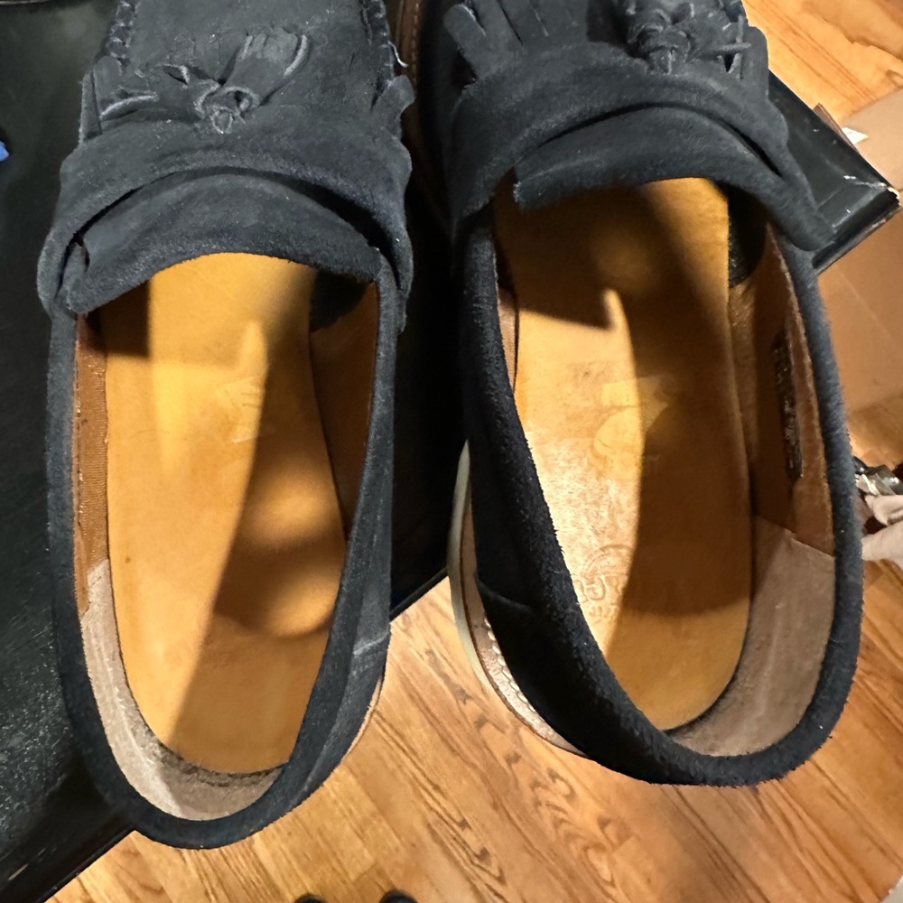 Dr. Martens Black Suede Tassel Loafers - Picture 4 of 8